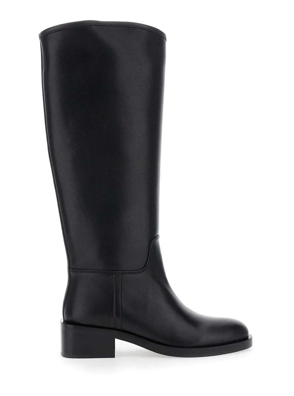 Cow Leather Knee-High Boots by Jeffrey Campbell