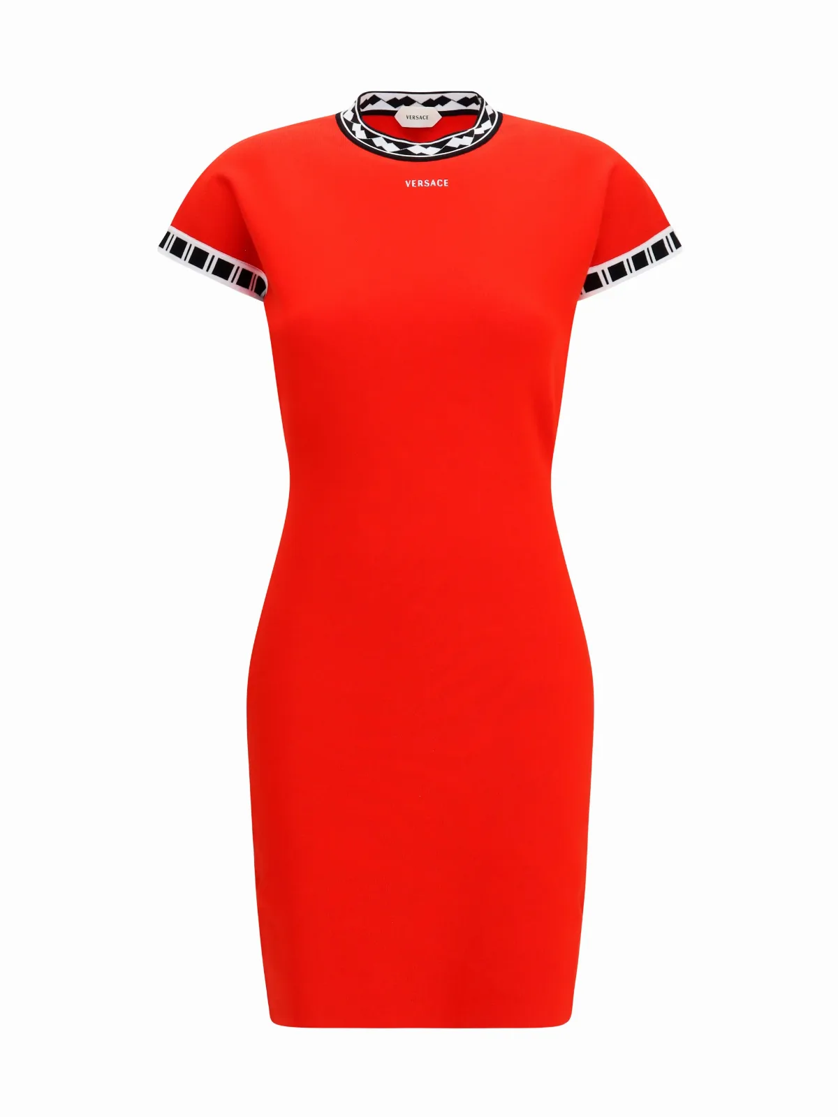 Cotton-Knit Dress by Versace