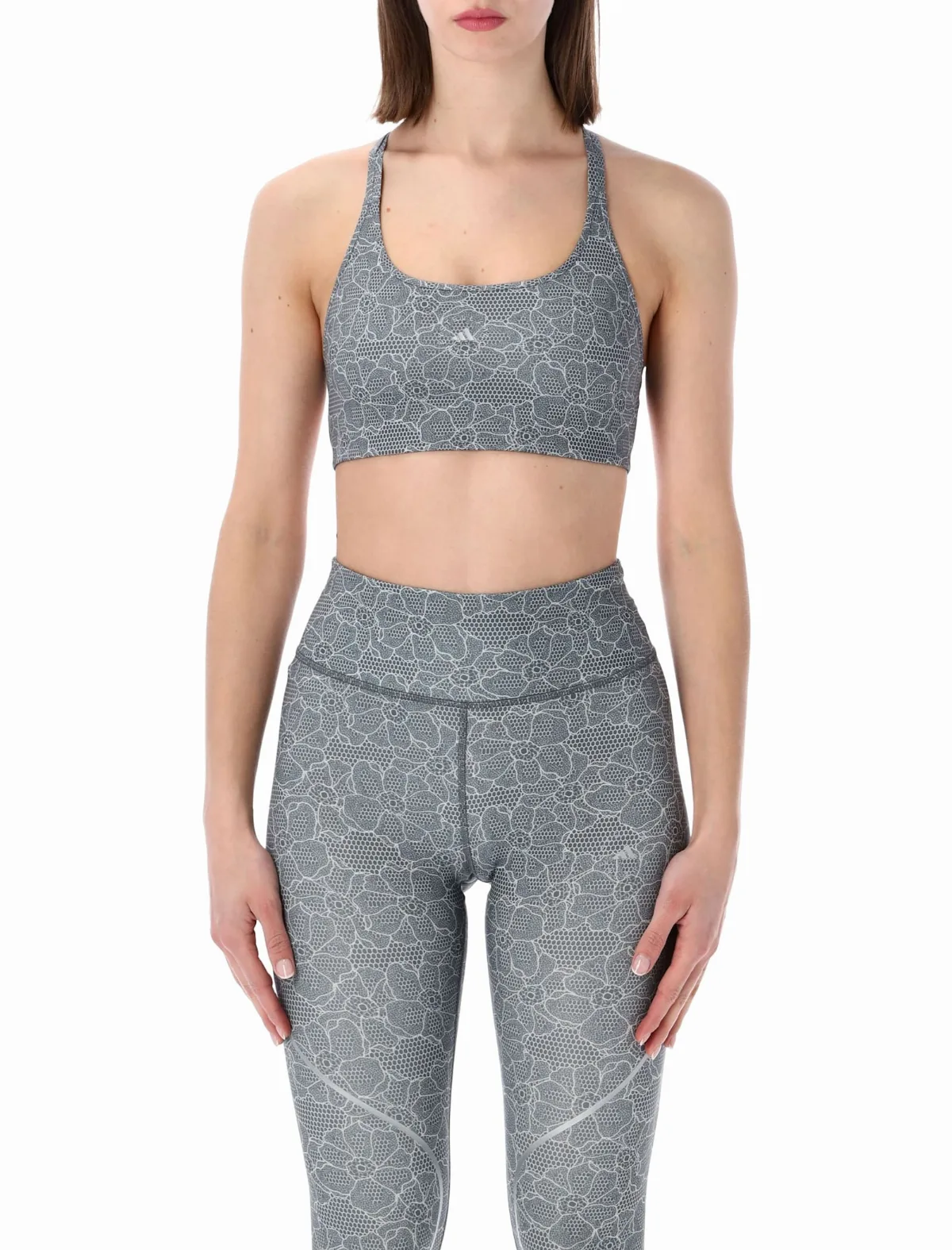 Printed Mini Crop Top by Adidas by Stella McCartney