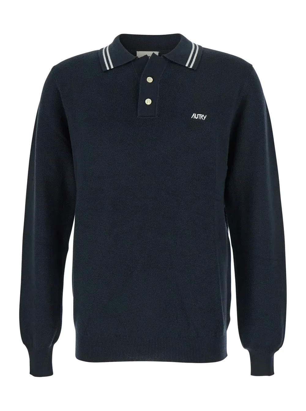 Striped Collar Polo Shirt by Autry