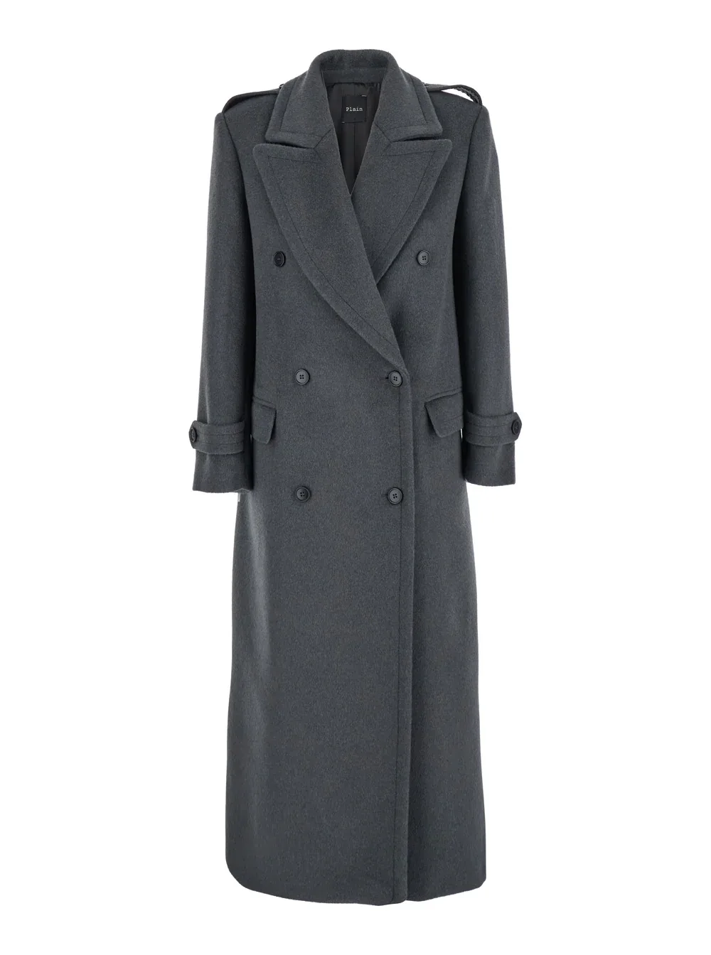 Double-Breasted Wool Coat