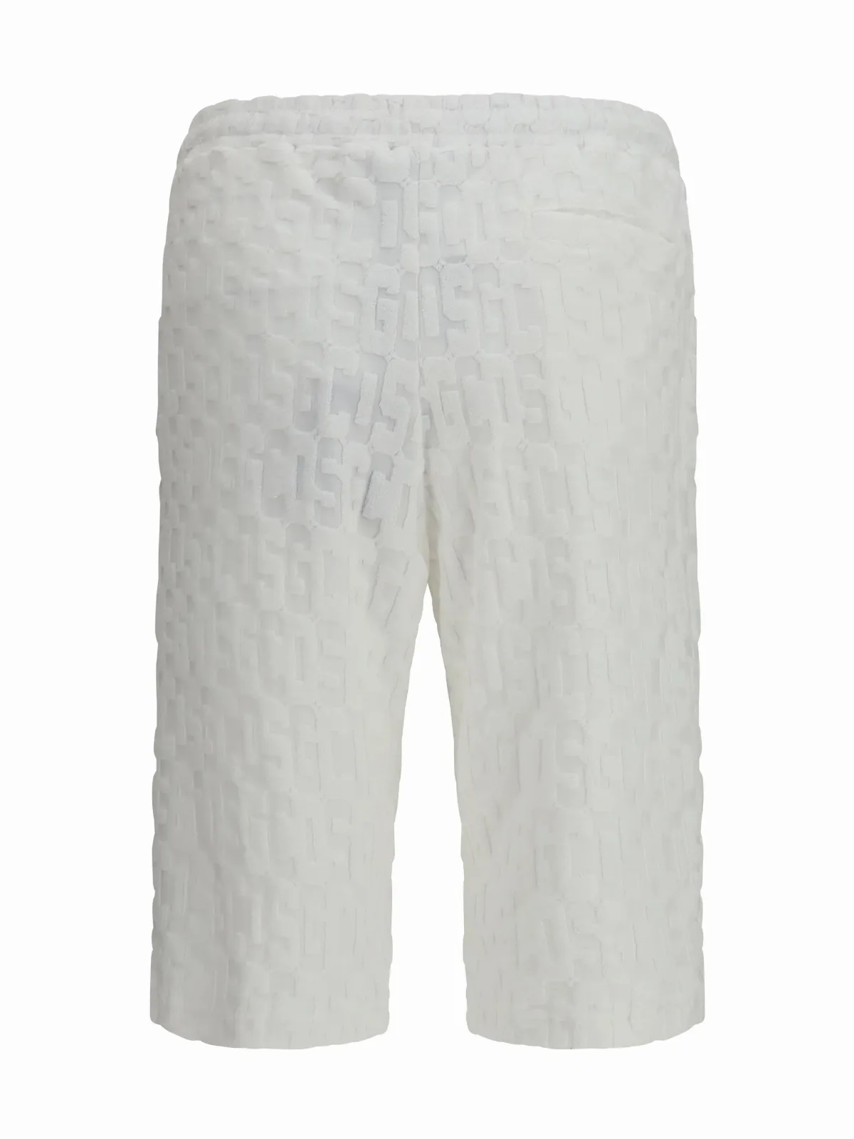 All-Over Monogram Bermuda Shorts by GCDS