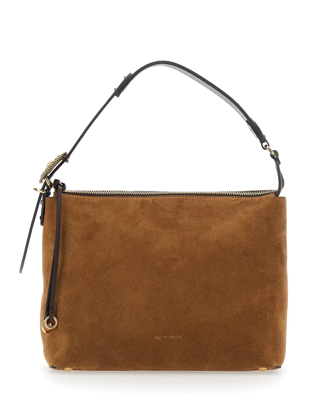 Suede Leather Shoulder Bag by ETRO