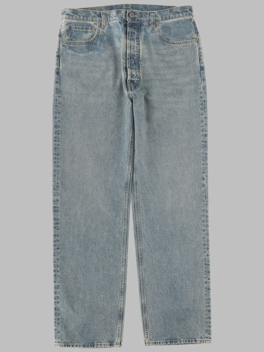 Taped Seam Straight-Leg Jeans by Maison Margiela