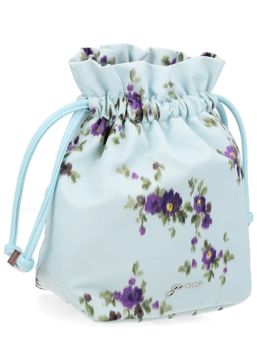 Printed Recycled Polyamide Clutch by Ganni