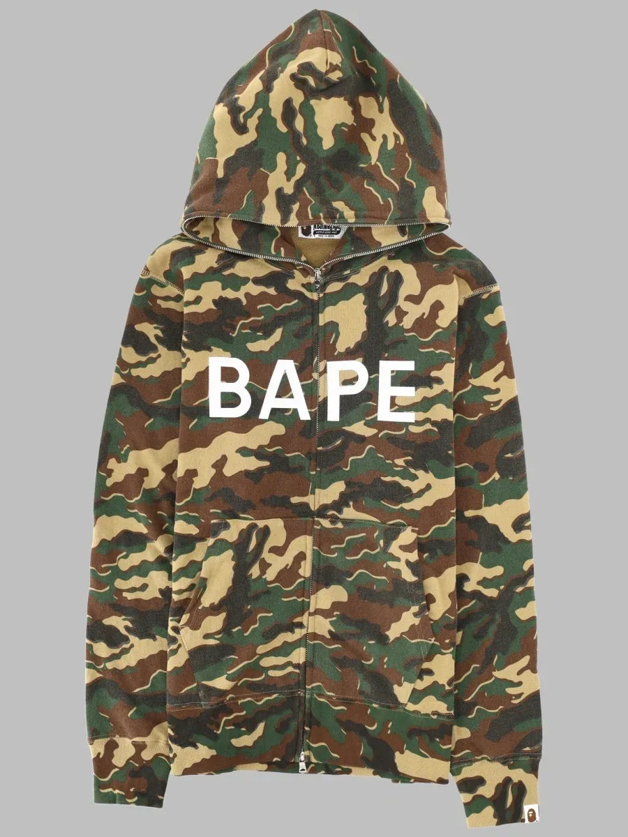 Glitch Woodland Hoodie by A Bathing Ape®