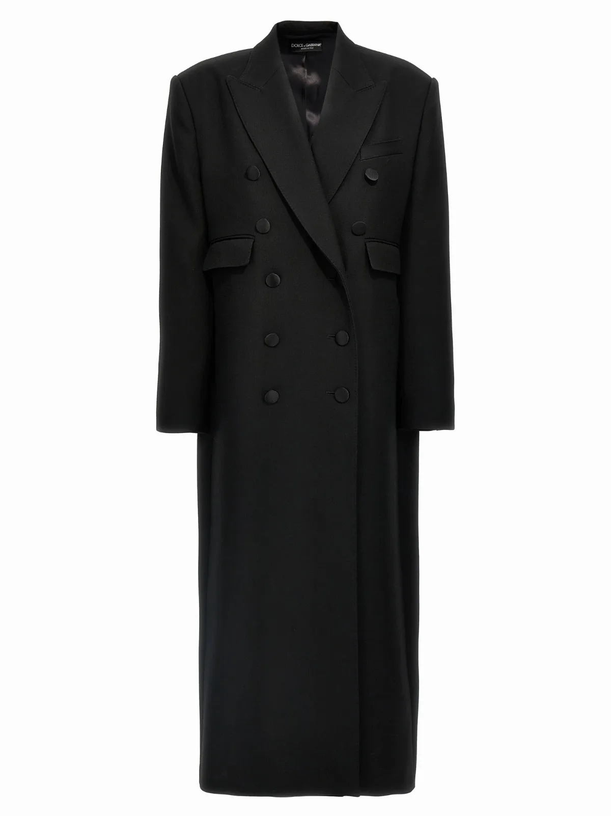Double-Breasted Wool Coat