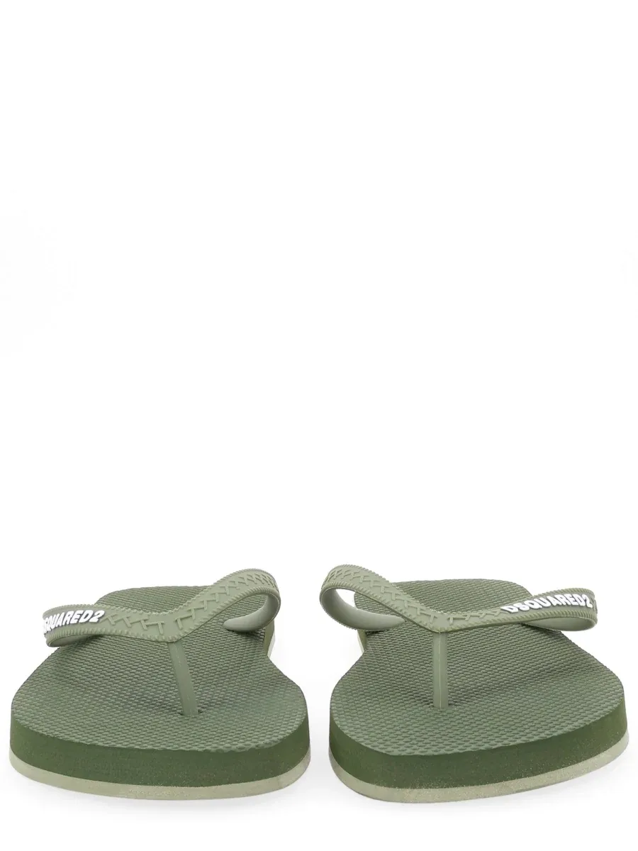 Logo-Detail Flip-Flop by Dsquared2