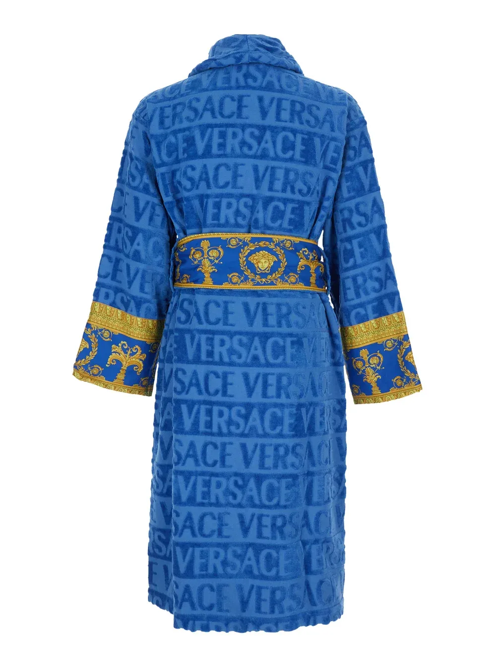 Baroque Print Cotton Bathrobe by Versace Home