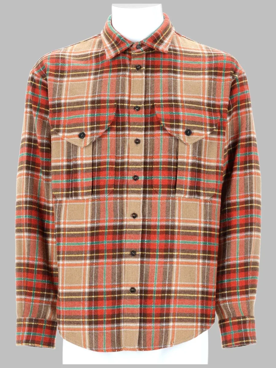 Plaid Military Shirt by Dsquared2