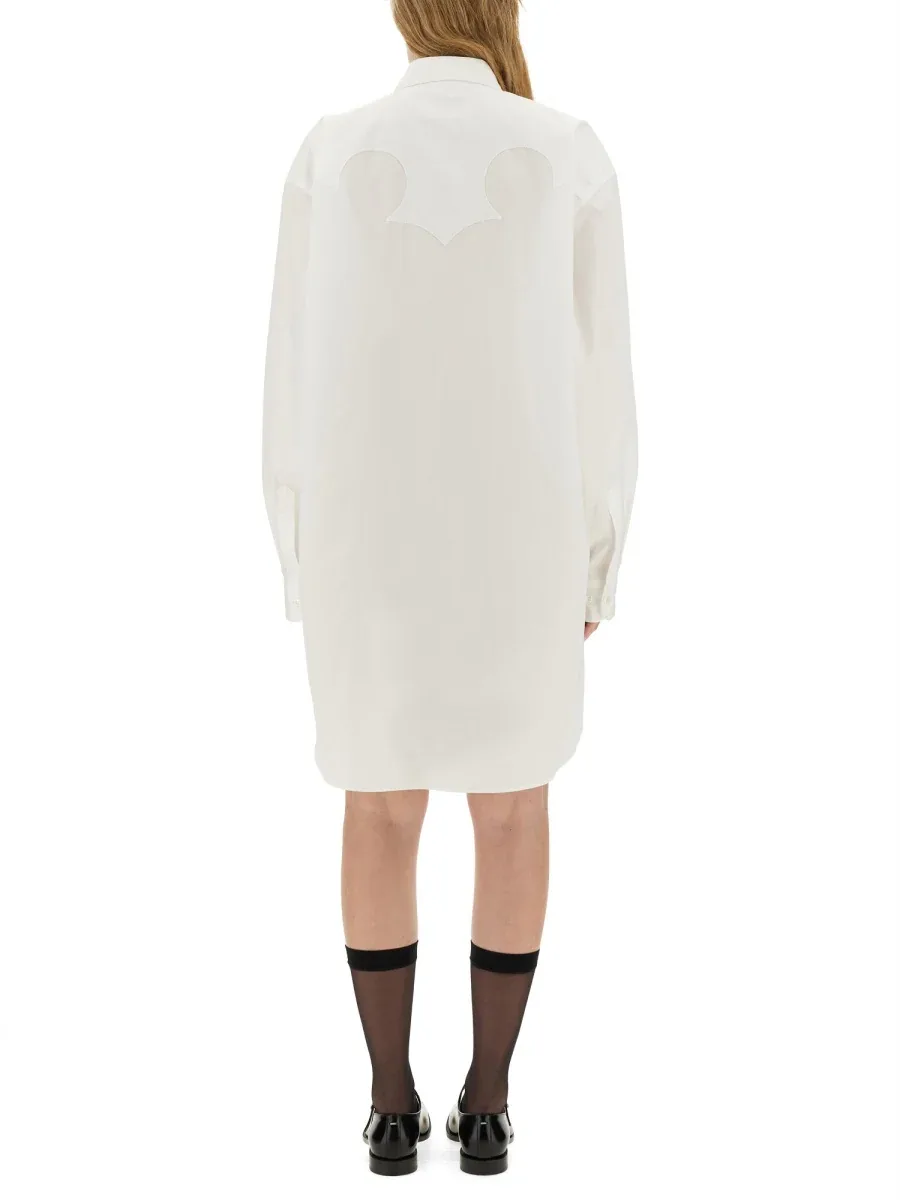 Cotton Oversized Shirt Dress by Maison Margiela