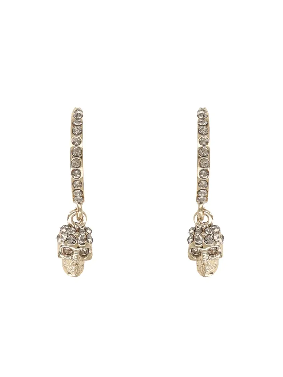 Skull Earrings by alexander mcqueen