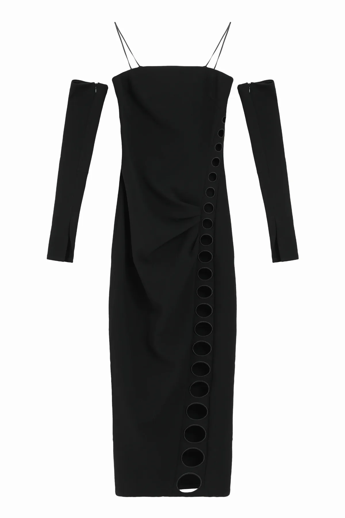 Off-Shoulder Design with Button Details Dress by Cult Gaia