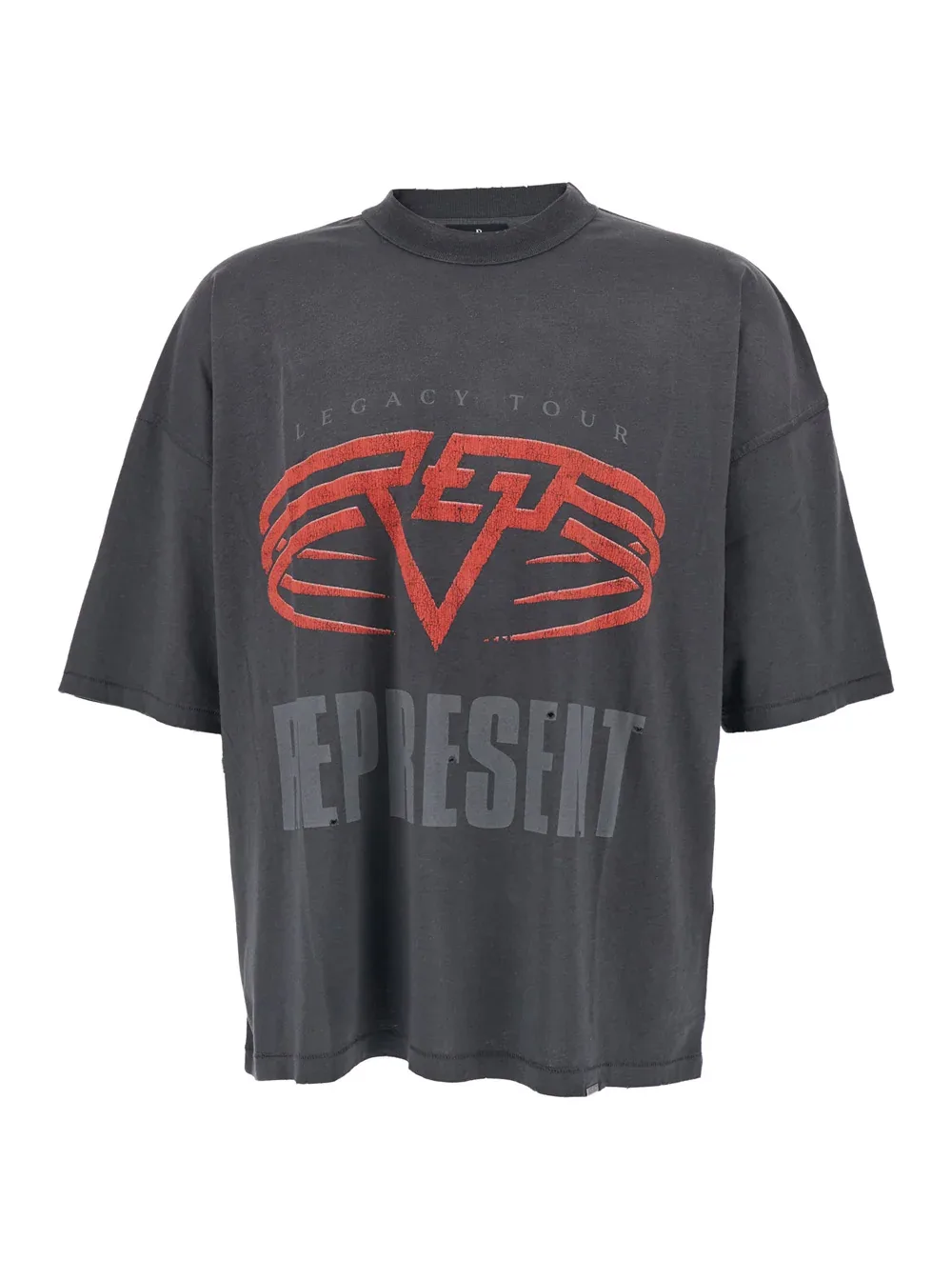 Logo-Print Crewneck T-Shirt by Represent