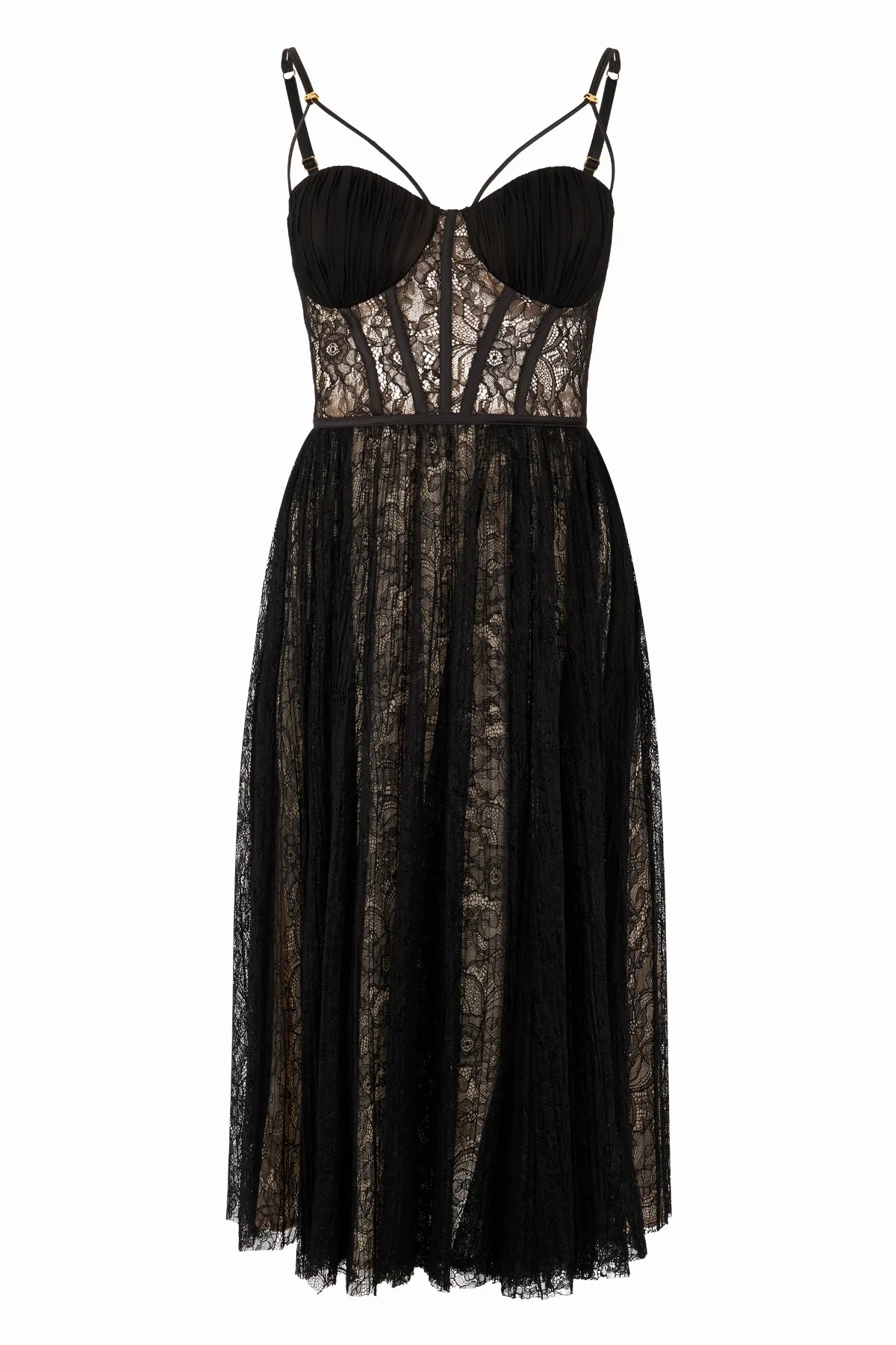 Lace Sweetheart Bodice Dress by Elisabetta Franchi