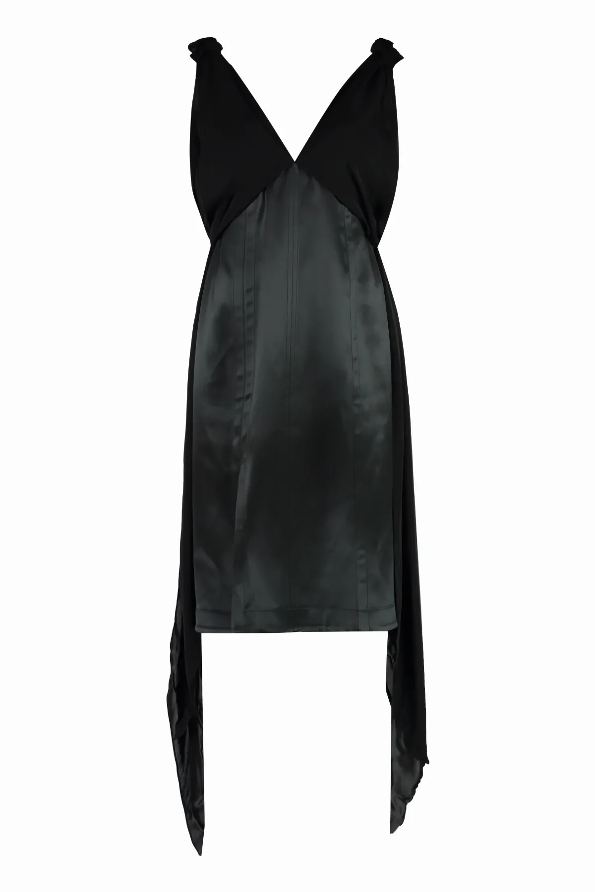 Silk Twill Midi Dress by Bottega Veneta