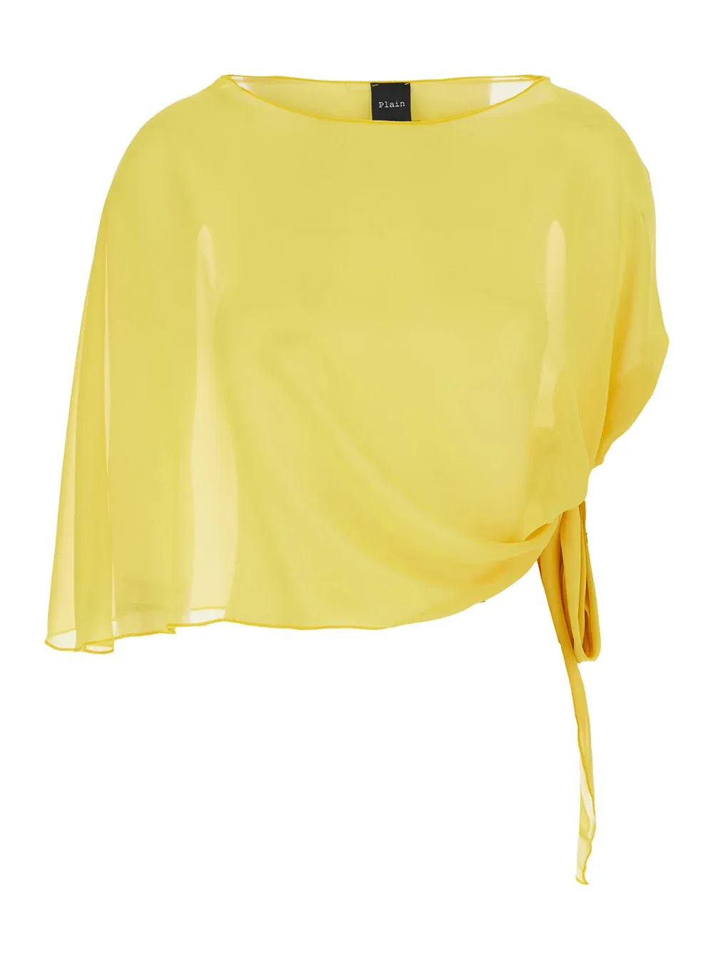 Side-Knot Technical Weave Stole by Leplain