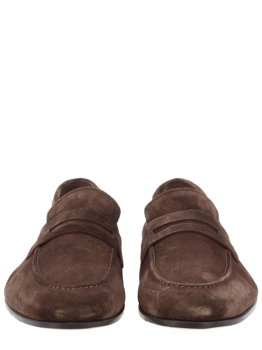 Calf Leather Moccasin Loafer by Premiata
