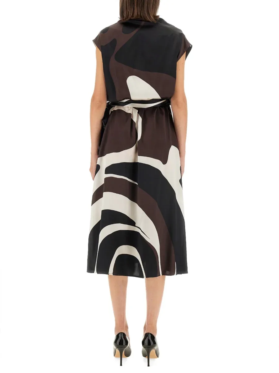 Printed Silk Dress by Kiton