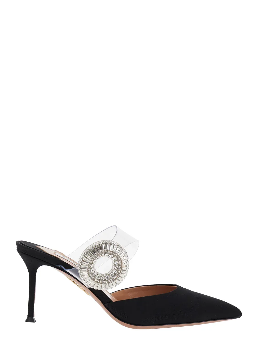 Crystal-Embellished Slingback Mule by Aquazzura