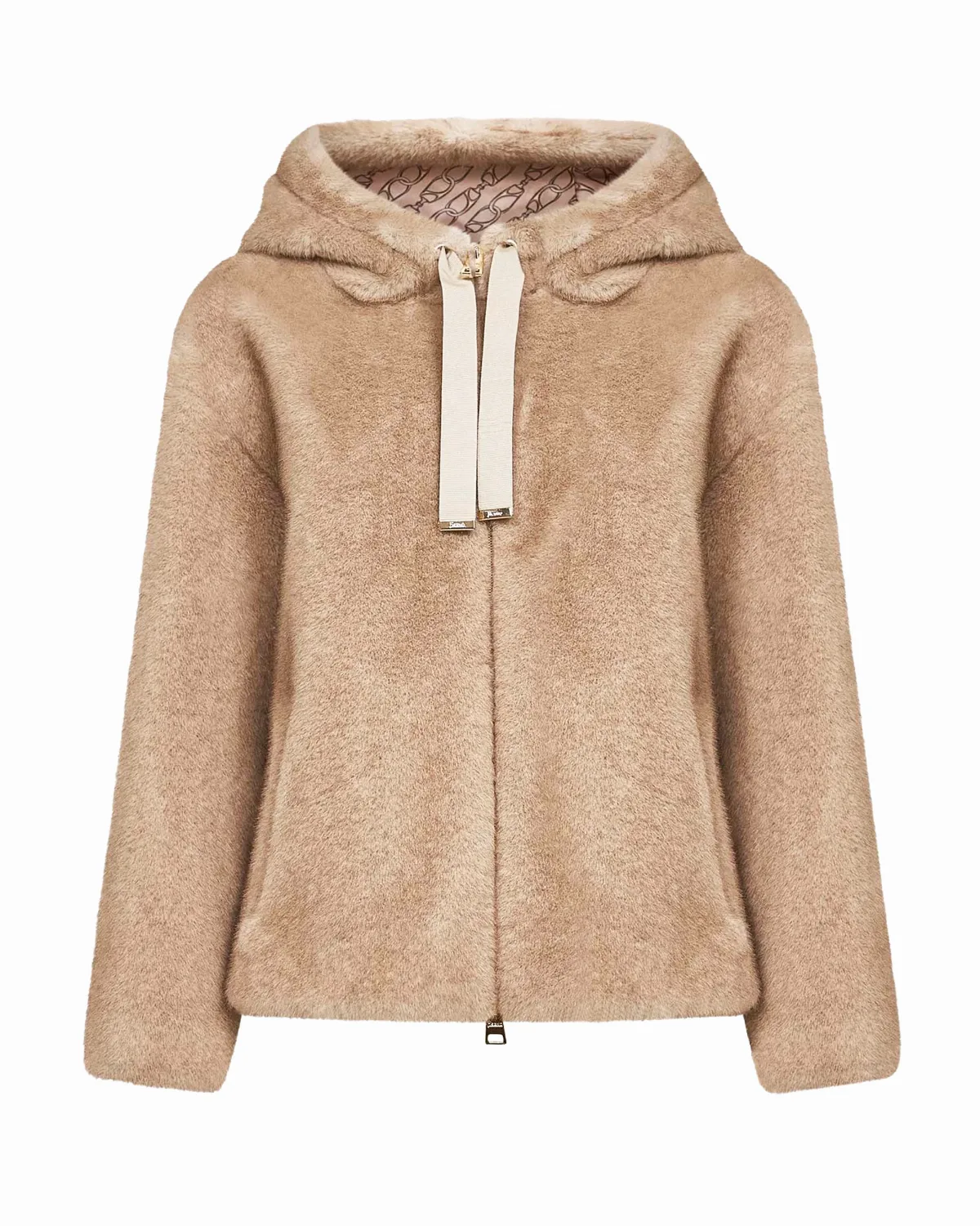 Faux Fur Bomber Jacket by Herno