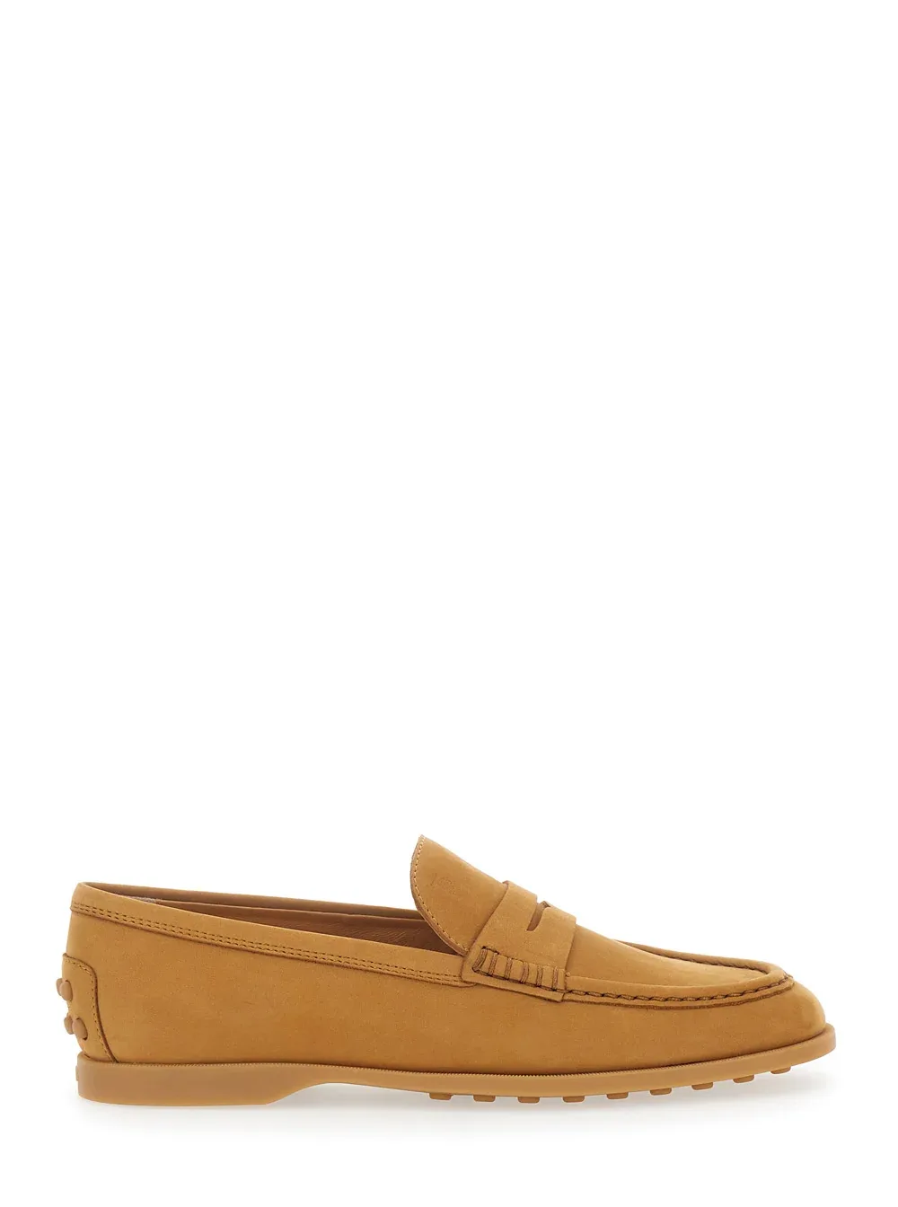 Half Horsebit Suede Calf Leather Loafer by TOD'S