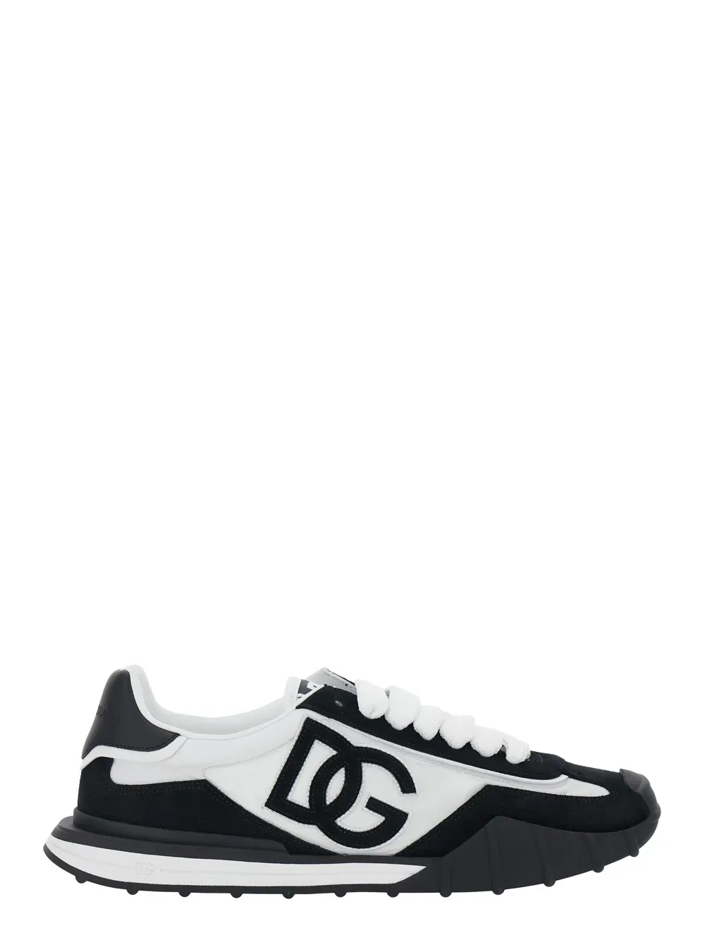 Logo-Patched Leather Sneaker by Dolce & Gabbana