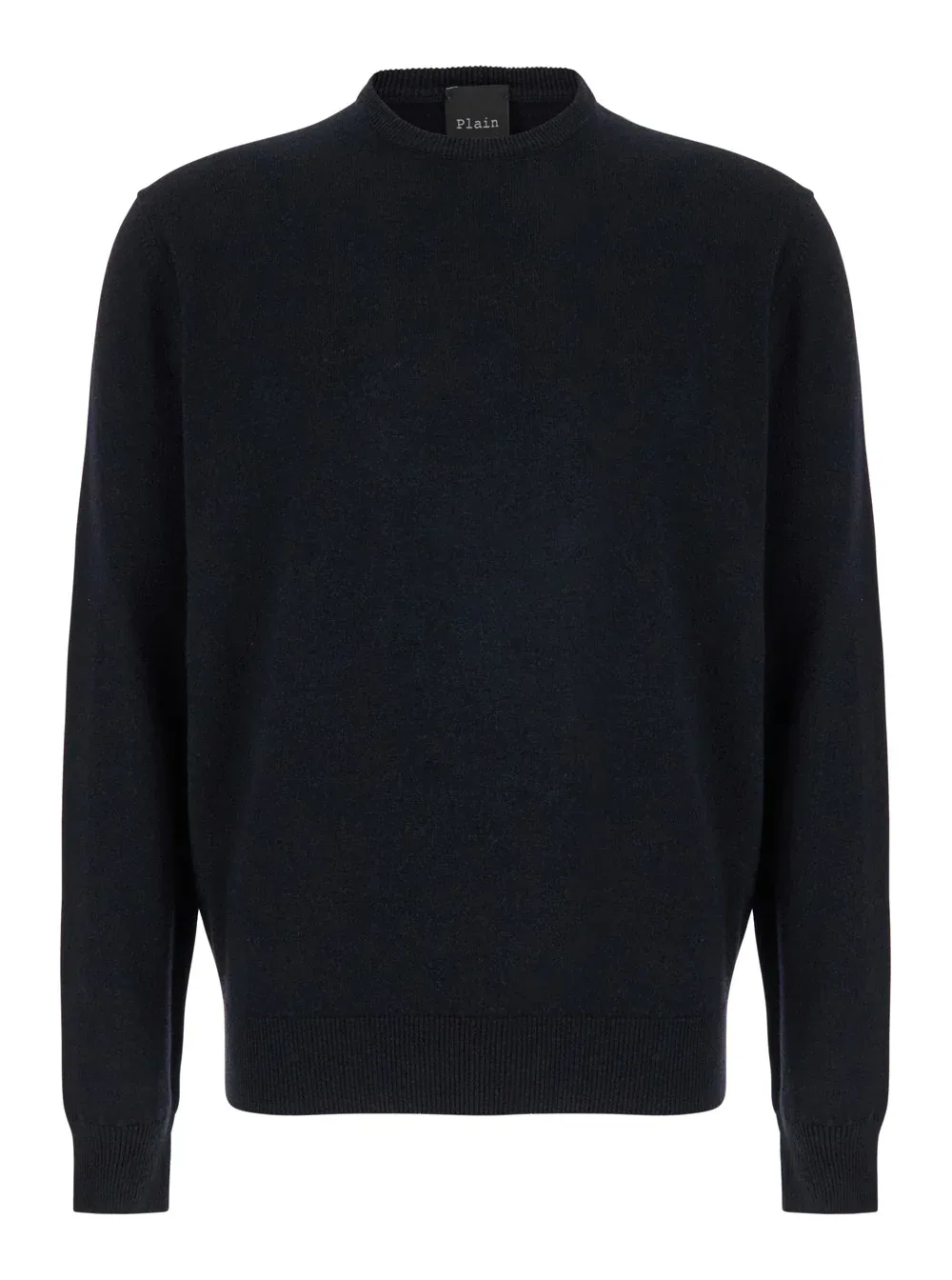Merino Wool Blend Crewneck Sweater by Leplain