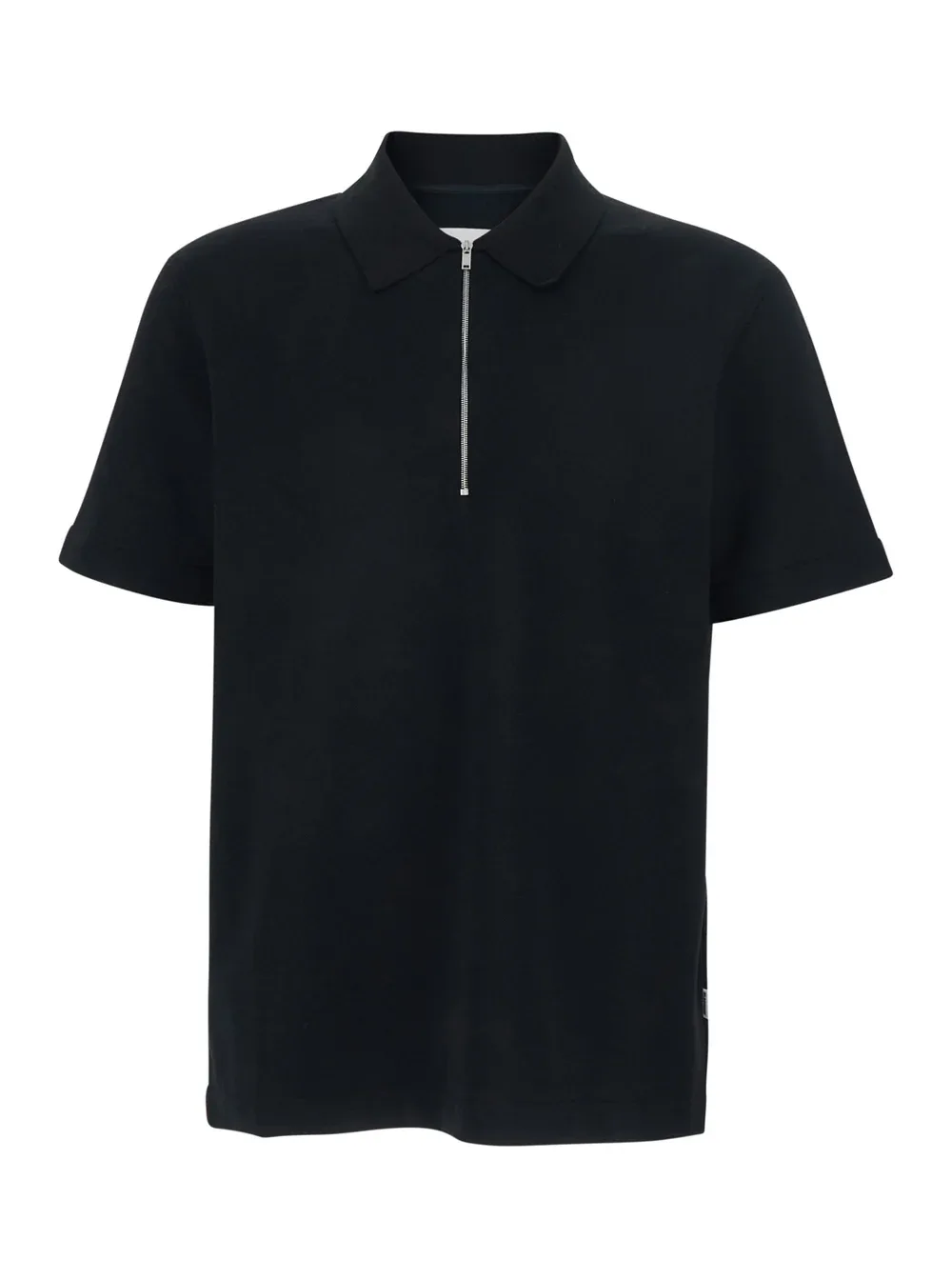 Front-Zip Cotton Polo by Jil Sander
