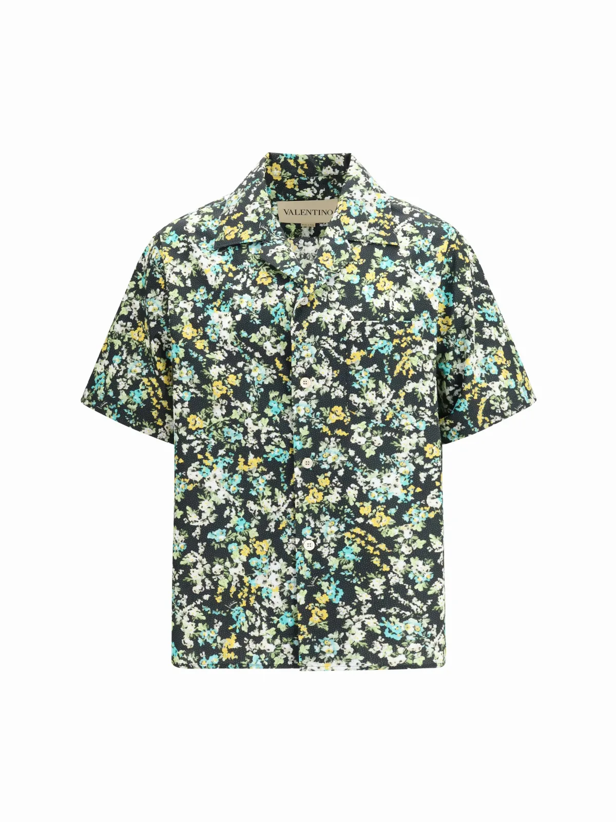 Papier Floral Print Bowling Shirt by Valentino