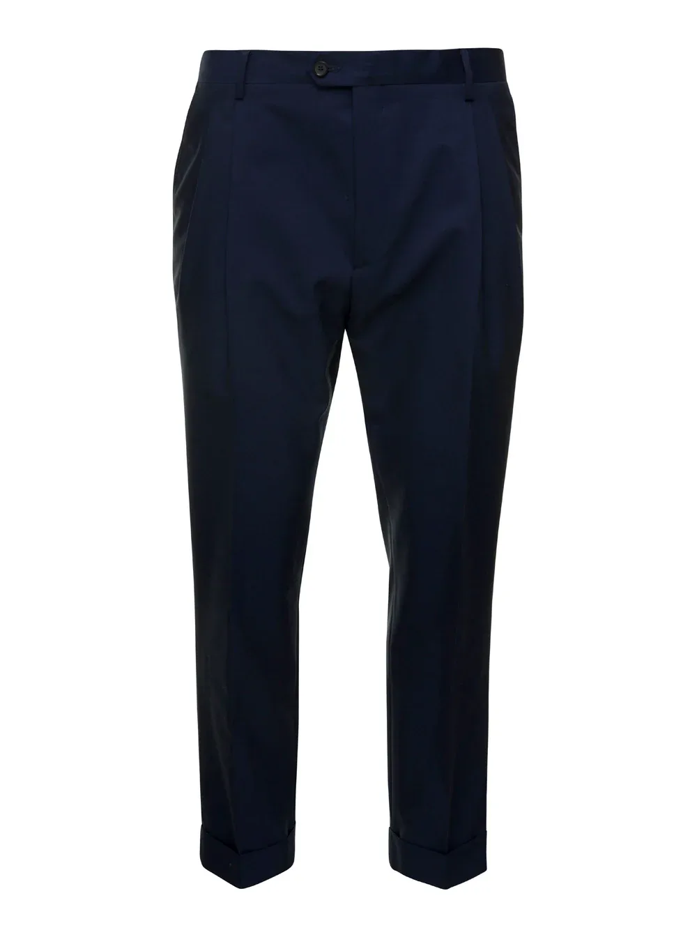 Virgin Wool Blend Trousers by Reveres 1949