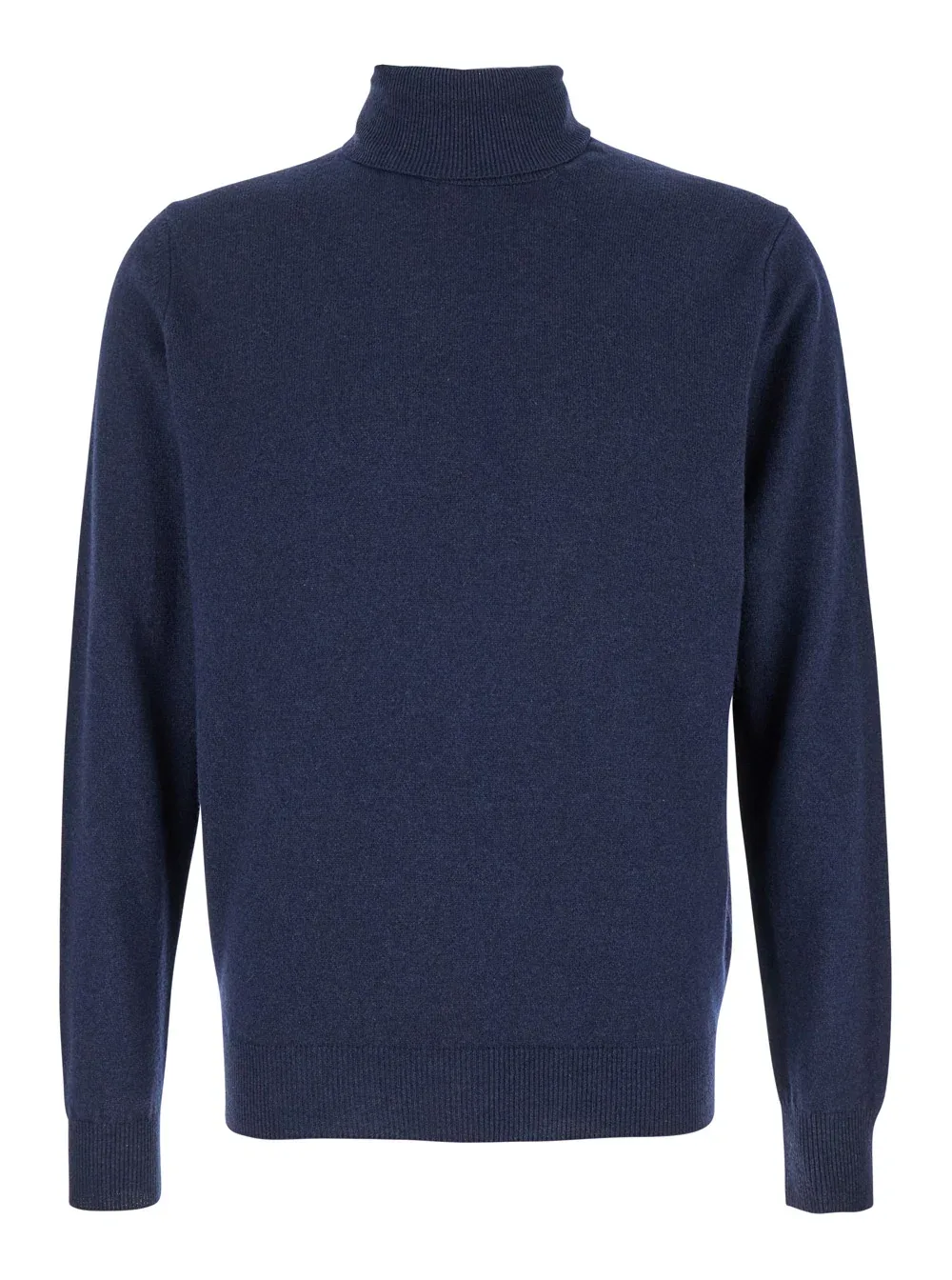 Merino Wool Blend Turtleneck Sweater by Leplain