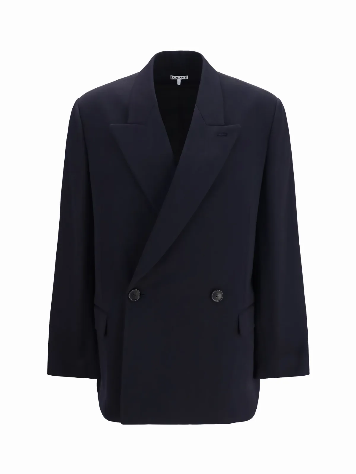 Double-Breasted Merino Wool Blazer by Loewe
