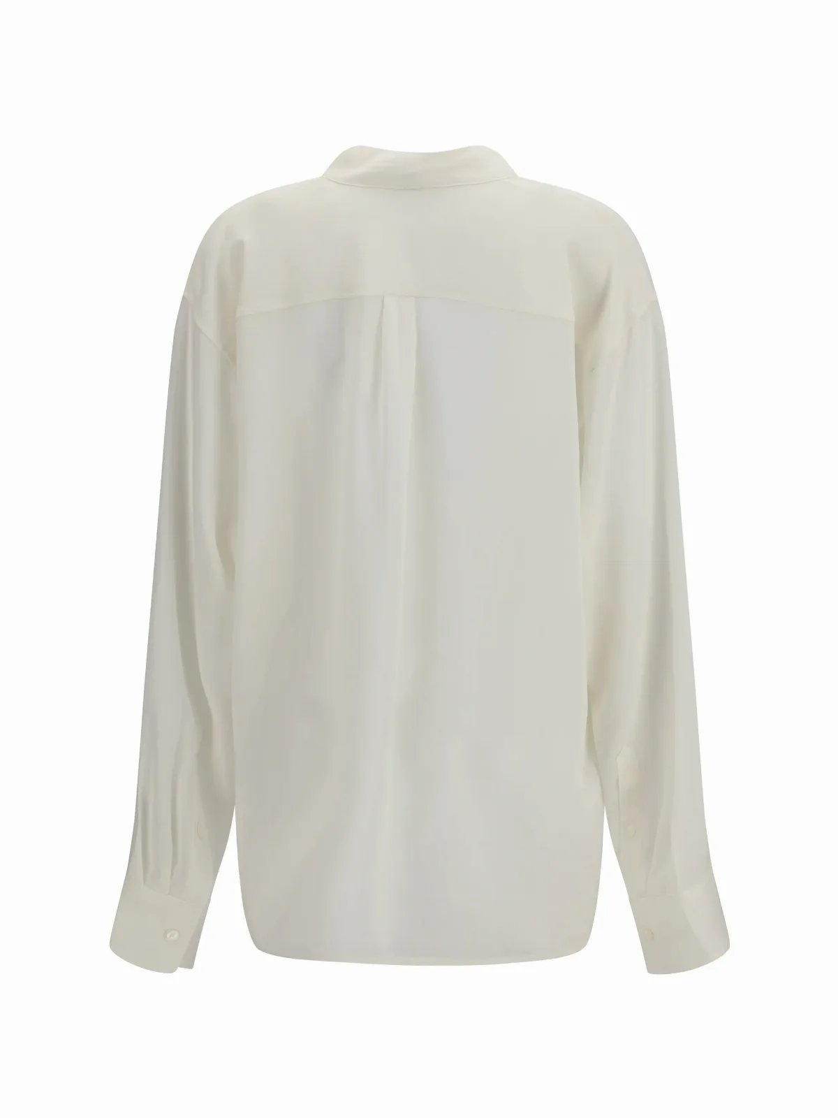 Double-Layered Collar Viscose Shirt
