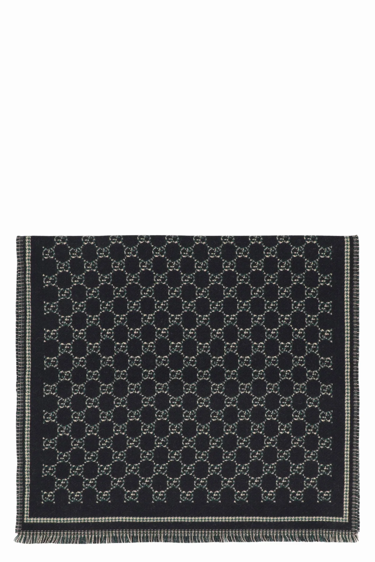 Wool Jacquard GG Logo Scarf