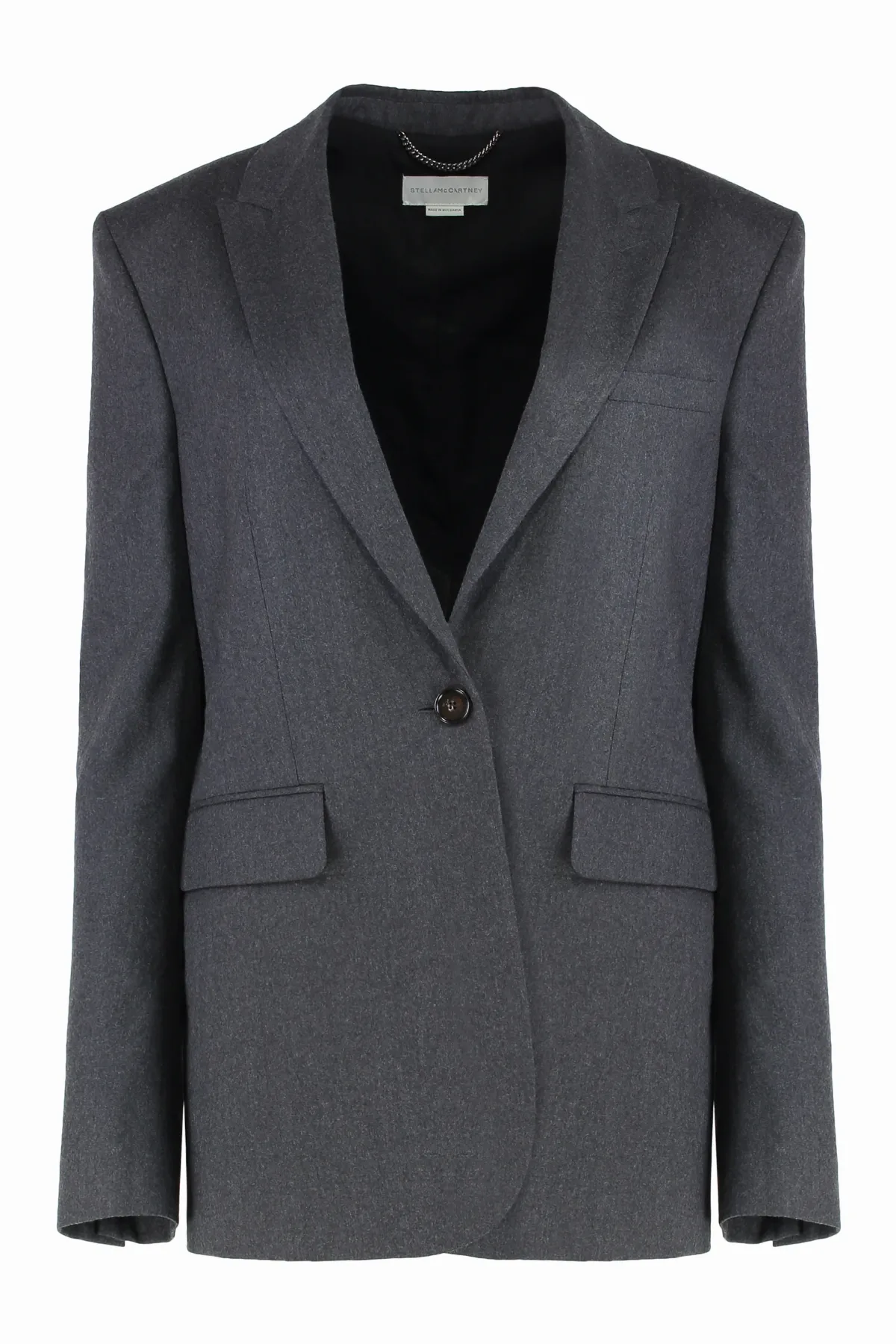 Wool Single-Breasted Blazer