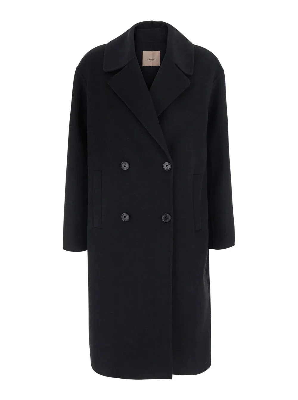 Notched Collar Coat
