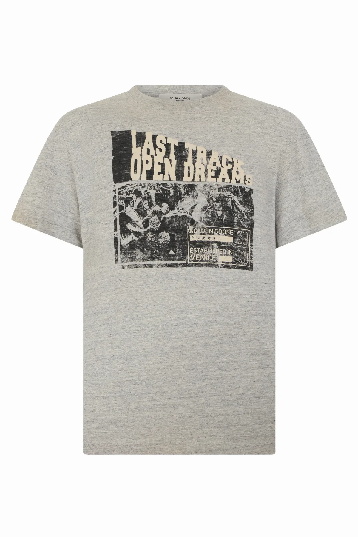 Vintage Print T-Shirt by Golden Goose