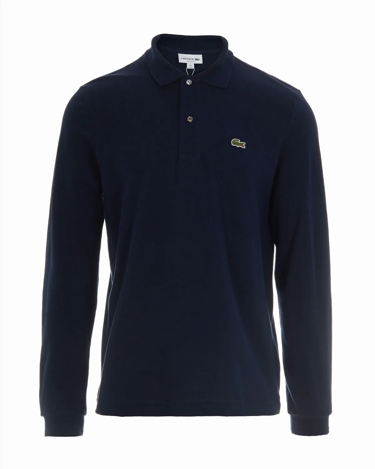 Long-Sleeve Cotton Piqué Polo Shirt by Lacoste