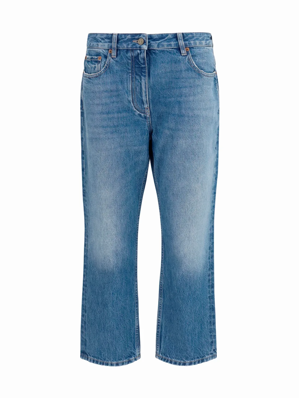 Straight-Leg Cotton Jeans by Valentino