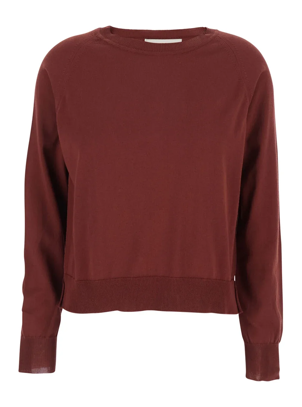 Crew Neck Cotton Sweater by Jucca