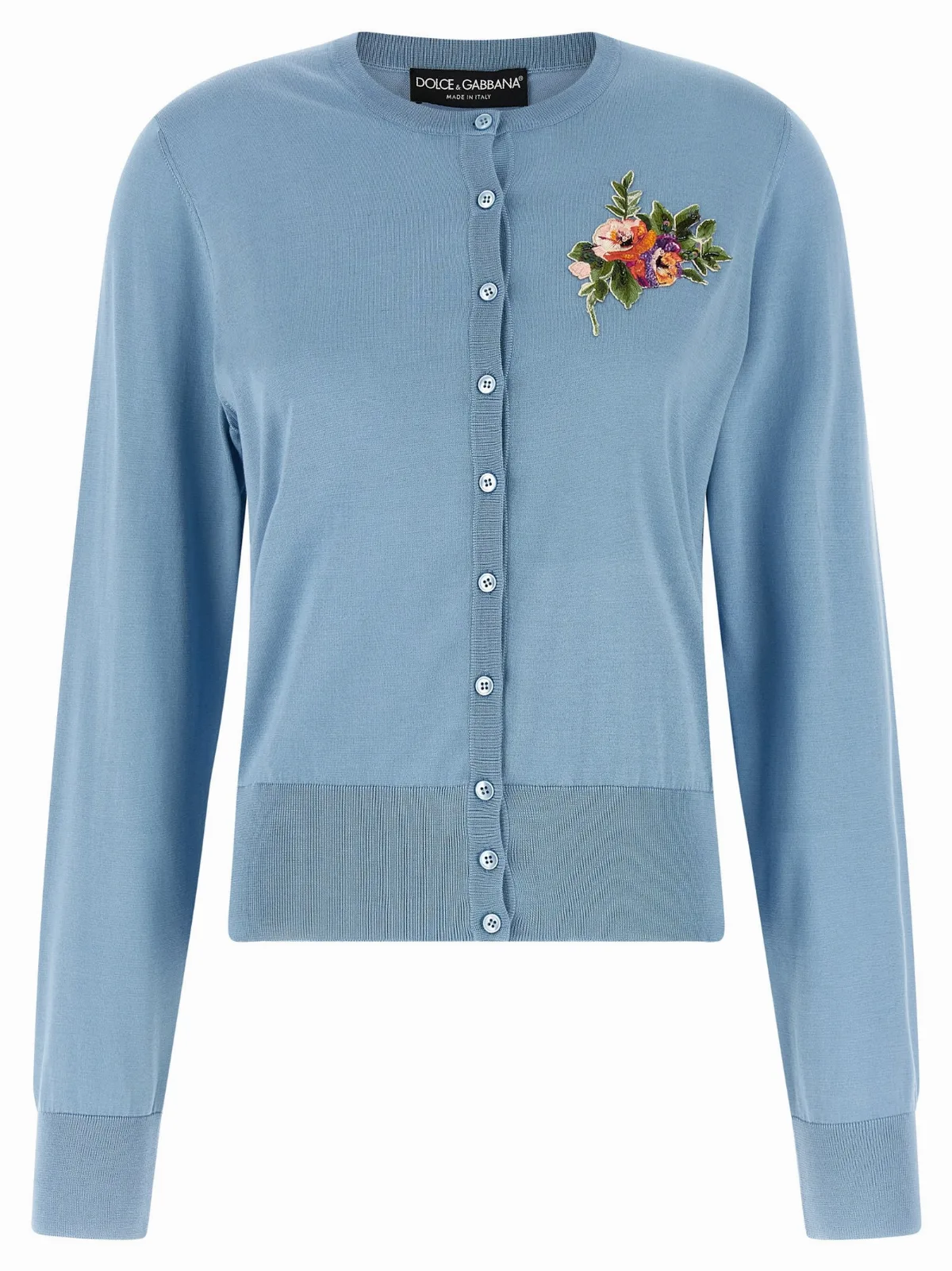 Floral Embroidery Cardigan by Dolce & Gabbana