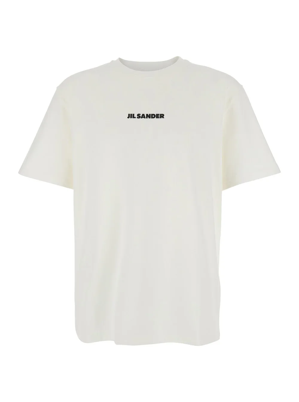Logo-Embroidered Crew Neck T-Shirt by Jil Sander