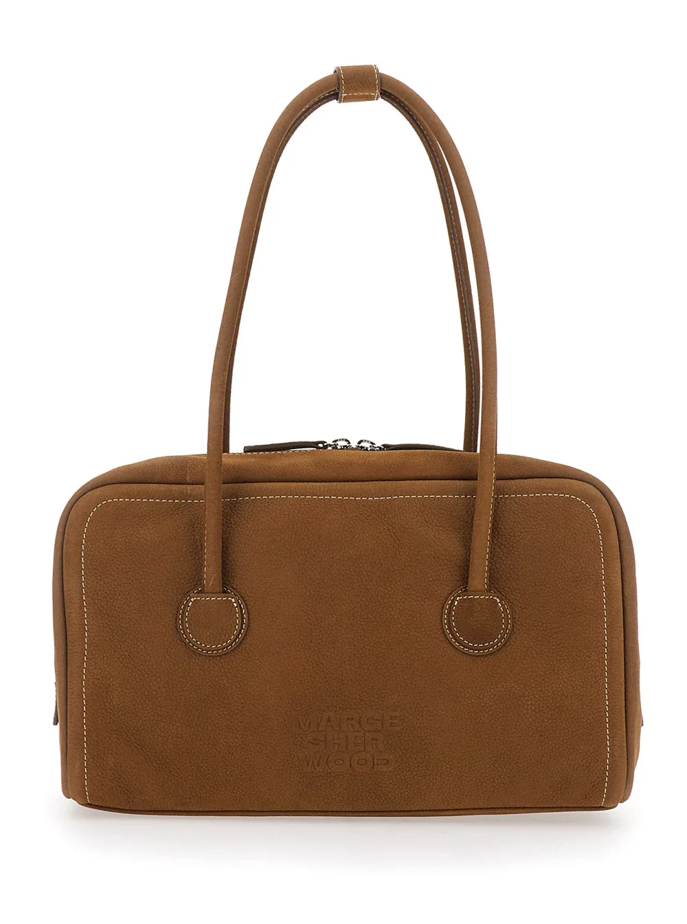 Soft Leather Boston Shoulder Bag by Margesherwood