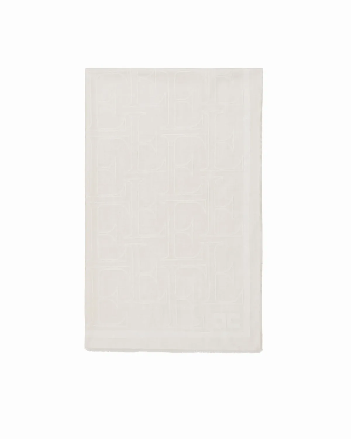 Viscose-Modal Logo Scarf by Elisabetta Franchi