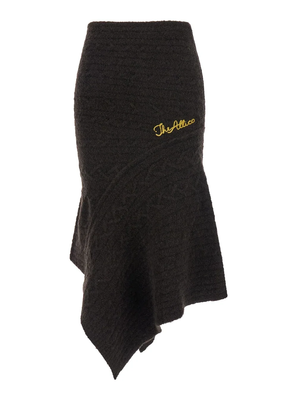 Asymmetrical Wool Skirt by The Attico