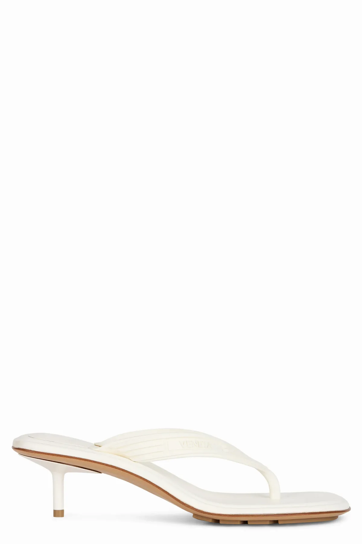 Sampieri Heeled Flip-Flop by Bottega Veneta