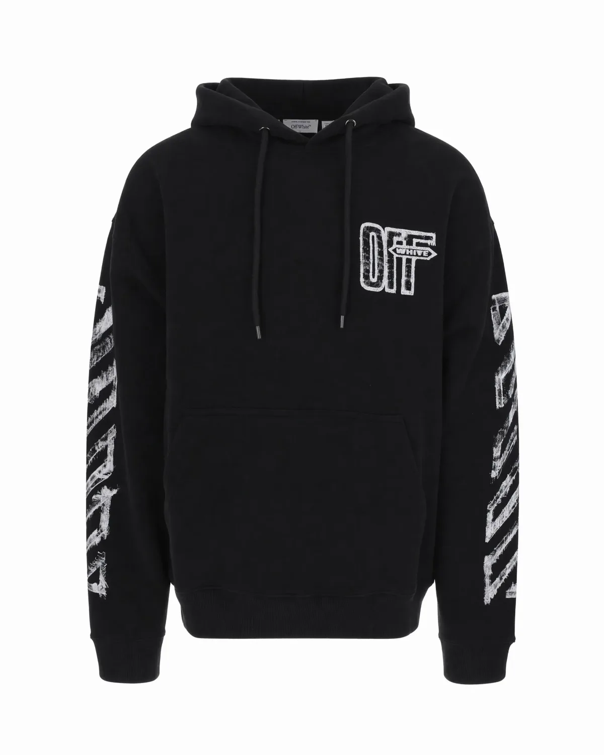 Logo-Printed Cotton Hooded Sweatshirt by Off-White