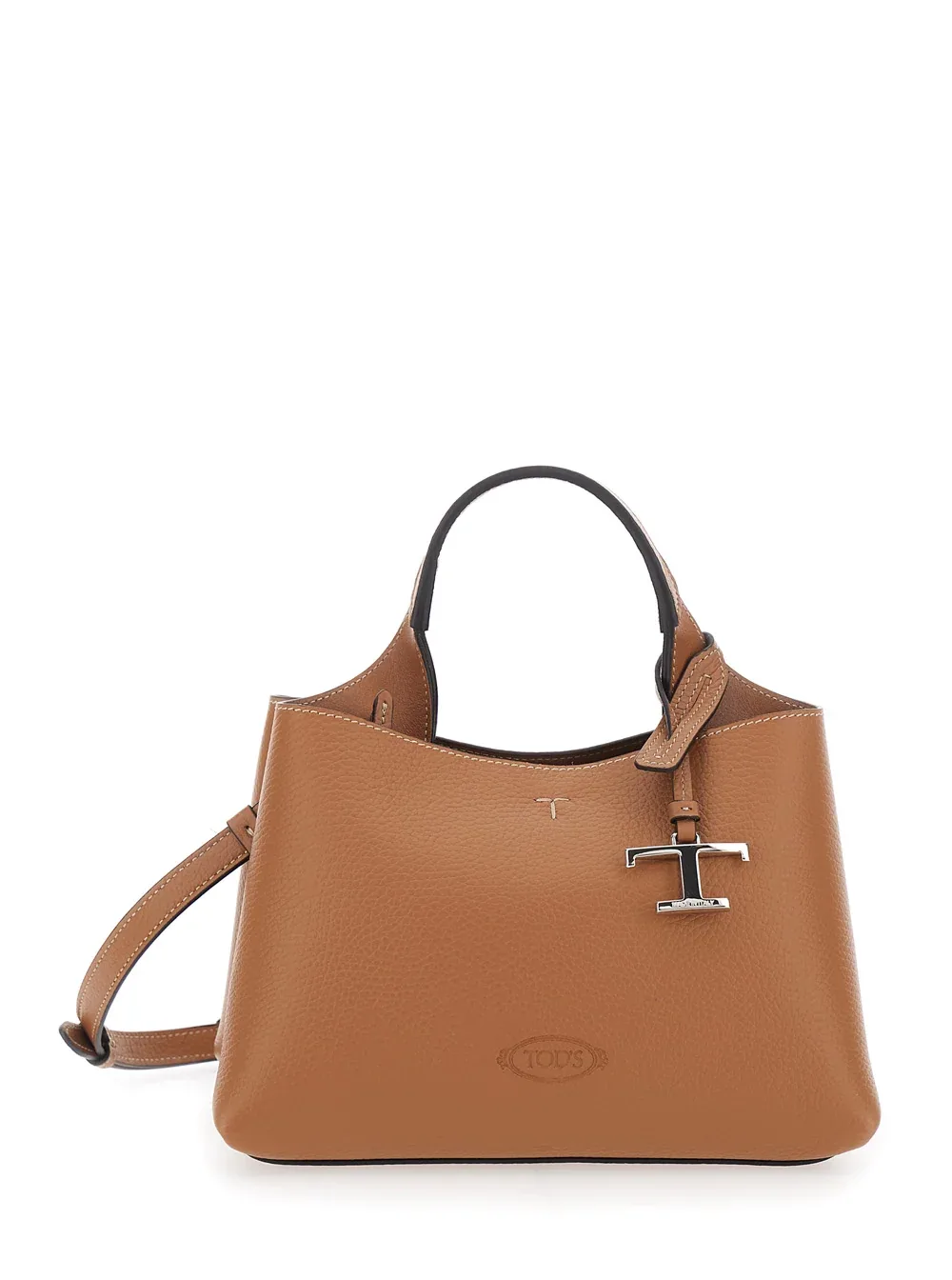 Grained Calf Leather Top Handle Bag by TOD'S