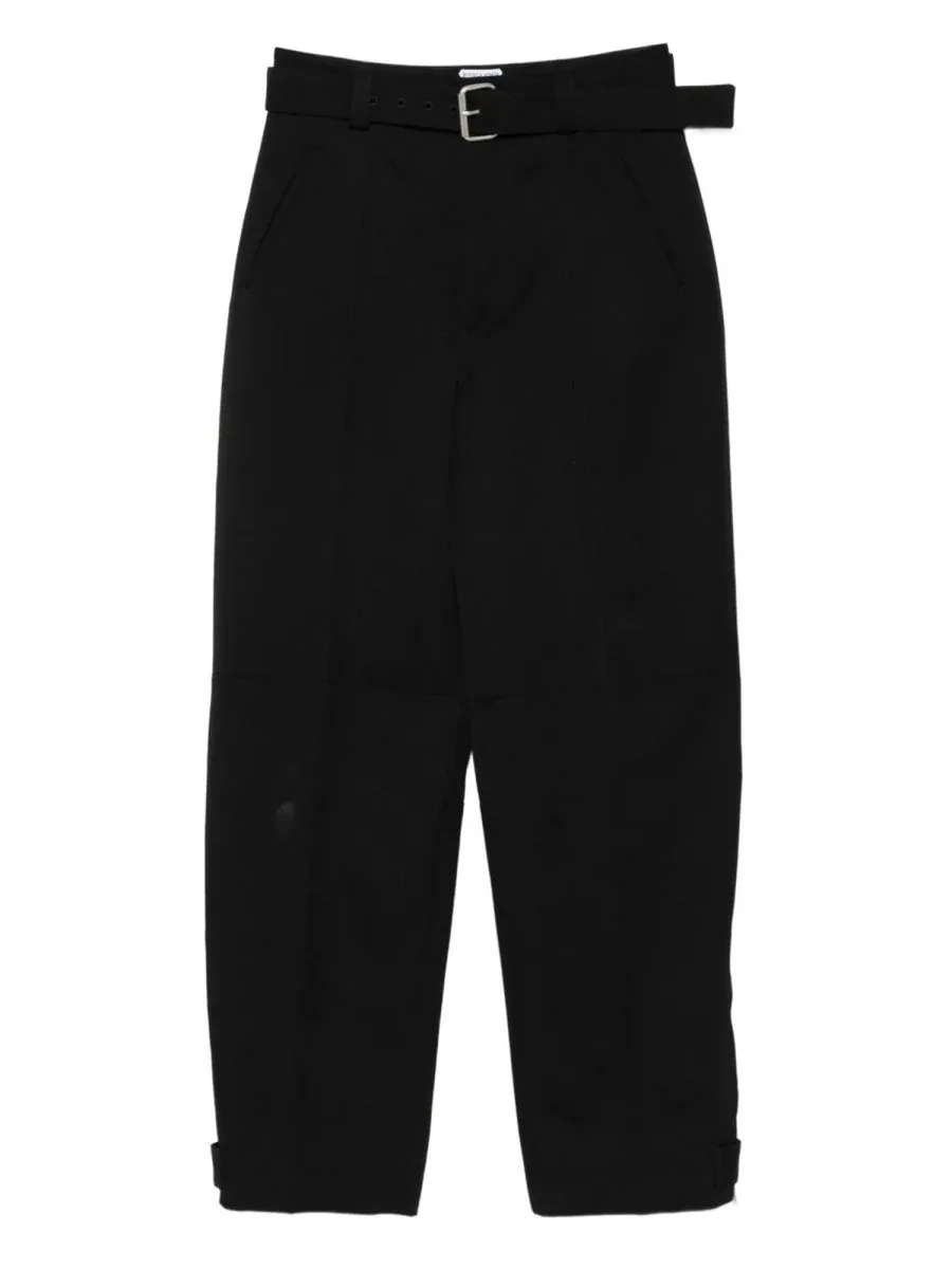 Belted Wool Trousers by Bottega Veneta